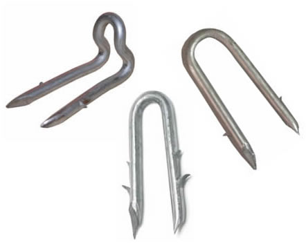 Double Barbed Diamond Point Field Fence Staples